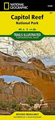 Capitol Reef National Park Map by National Geographic Maps