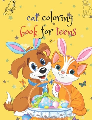 cat coloring book for teens: The Big Cat Coloring Book for Girls, Boys and All for kids ages 2-4,3,4-8,8-12 with Over 82 Illustrations (coloring bo by Bikash, Nirmal