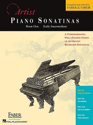 Artist Piano Sonatinas, Book One, Early Intermediate by Faber, Randall