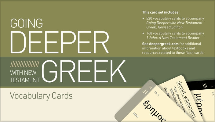 Going Deeper with New Testament Greek Vocabulary Cards by Merkle, Benjamin L.