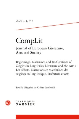 Complit. Journal of European Literature, Arts and Society by Lombardi, Chiara