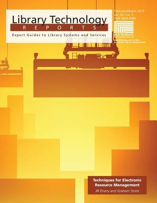 Techniques for Electronic Resource Management by Emery, Jill