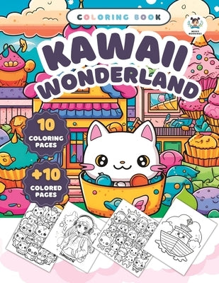 Kawaii Coloring Wonderland: A Playful Journey of Color and Cuteness For Kids And Adults by Mornings, Meiko