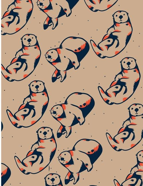 Sea Otter Patterns: Cute Otter College Ruled Line Notebook by Sterling, Jen