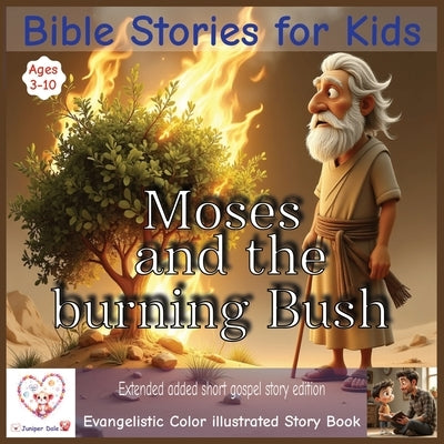 Bible stories for kids: Moses and the burning bush Pixar style illustrated story Ages 3-10 Delighting in Gods Word and trusting in Jesus extended by Dale, Juniper