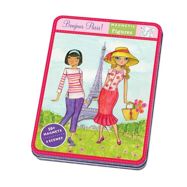 Bonjour Paris! Magnetic Figures [With 50+ Magnets] by Mudpuppy