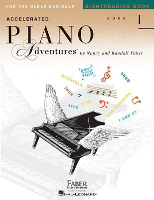 Accelerated Piano Adventures for the Older Beginner Sightreading, Book 1 by Faber, Nancy
