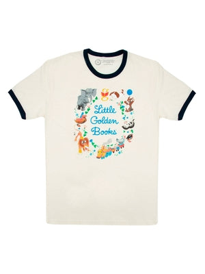 Little Golden Books Unisex Ringer T-Shirt Large by Out of Print