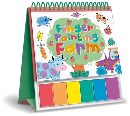 Finger Painting Farm: Easel Coloring Book with 6 Paints by Igloobooks