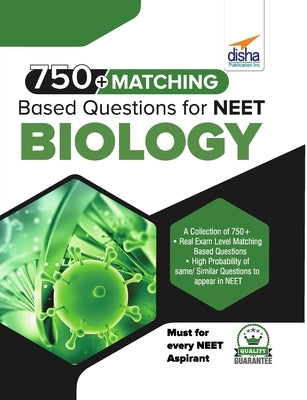 750+ Matching Based Questions for NEET Biology by Disha Experts