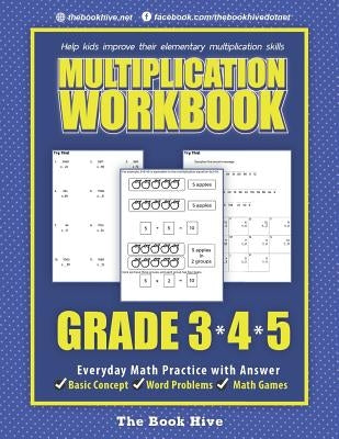 Multiplication Workbook Grade 3 4 5: Everyday Math Practice with Answer by Smith, Melissa