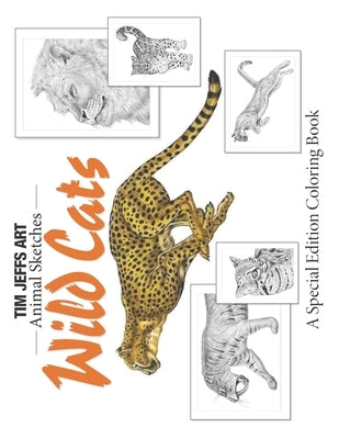 Wild Cats: A Special Edition Coloring Book by Warren, Jo