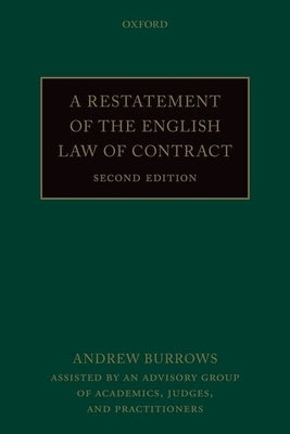 A Restatement of the English Law of Contract by Burrows, Andrew