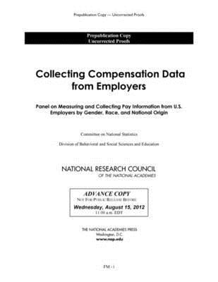 Collecting Compensation Data from Employers by National Research Council