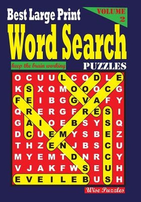 Best Large Print Word Search Puzzles by Puzzles, Wise
