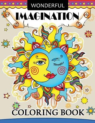 Wonderful Imagination coloring books: Adults Coloring Book Halloween, Doodle, Angel, Alien, circus and other Design by Tiny Cactus Publishing
