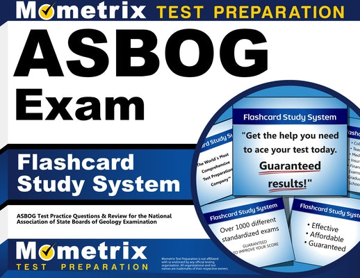 Asbog Exam Flashcard Study System: Asbog Test Practice Questions & Review for the National Association of State Boards of Geology Examination by Mometrix Geologist Certification Test Te