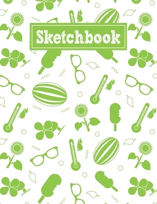 Sketchbook: 8.5 x 11 Notebook for Creative Drawing and Sketching Activities with Summer Themed Cover Design by Publishing, Stroke Path