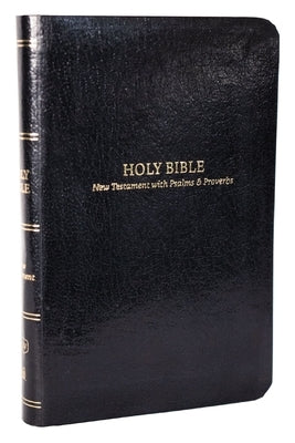 Kjv, Pocket New Testament with Psalms and Proverbs, Leatherflex, Black, Red Letter, Comfort Print by Thomas Nelson