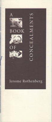 A Book of Concealments by Rothenberg, Jerome