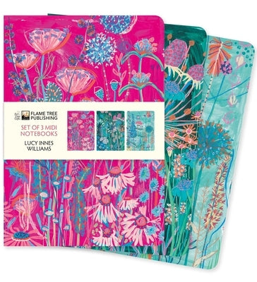 Lucy Innes Williams Set of 3 MIDI Notebooks by Flame Tree Studio