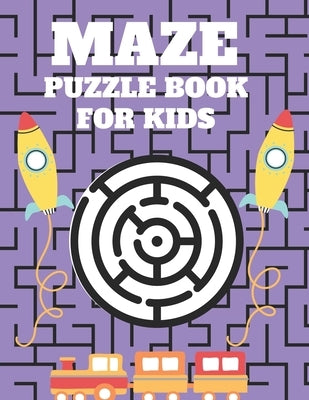 Maze puzzle Book For Kids: Mazes puzzles with solutions, Mazes puzzles for Kids, Perfect For Kids, Puzzles Games by Jml, Aymane
