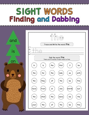 Sight Words Finding and Dabbing: Learn 100 Sight Words by Finding Dabbing Tracing and Writing by Jean, Denis