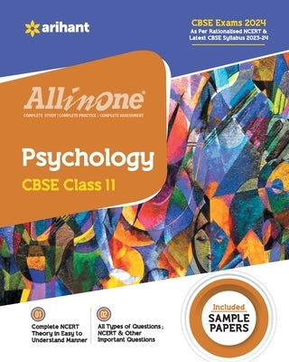All In One Class 11th Psychology for CBSE Exam 2024 by Kibria, Fazle