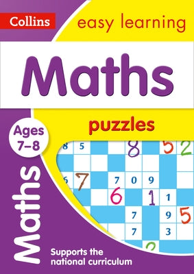 Maths Puzzles Ages 7-8 by Collins Uk