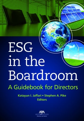 Esg in the Boardroom: A Guidebook for Directors by Jaffari, Katayun Iris