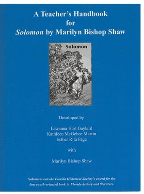 A Teacher's Handbook for Solomon by Shaw, Marilyn B.