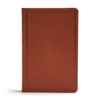 CSB Deluxe Gift Bible, Brown Leathertouch by Csb Bibles by Holman