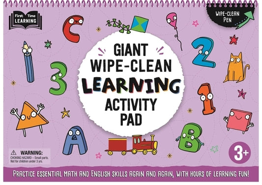 Giant Wipe-Clean Learning Activity Pack: Practice Essential Math and English Skills, with Hours of Learning Fun! 3+ by Igloobooks