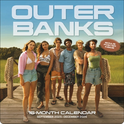 Outer Banks 16-Month 2025-2026 Wall Calendar with Bonus Poster by Netflix