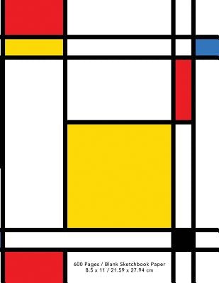The World's Largest Sketchbook: Neoplasticism Abstract Art Draw, Doodle, or Sketch by Young Dreamers Press