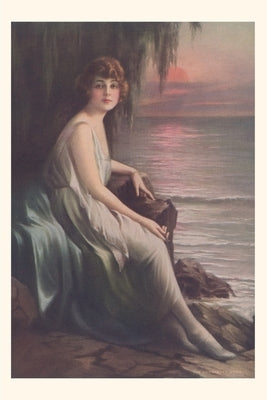Vintage Journal Woman by Seashore by Found Image Press