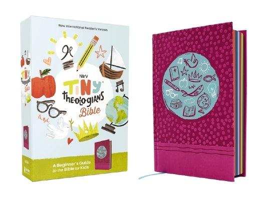 Nirv, Tiny Theologians Bible, Leathersoft Over Board, Pink, Comfort Print: A Beginner's Guide to the Bible - For Kids by Gannett, Amy