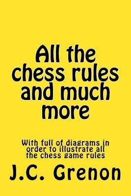 All the chess rules and much more: + 25 checkmate tests of 5 moves or less; + 25 winning chess of 21 moves or less by Grenon, J. C.
