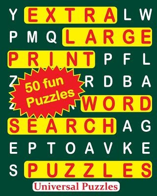 EXTRA LARGE Print WORD SEARCH Puzzles by Universal Puzzles