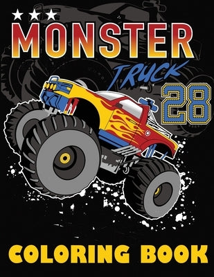 Monster Truck Coloring Book: Big Coloring Book for Boys and Girls by Blue Wave Press