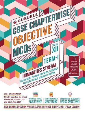 Chapterwise Objective MCQs Humanities Book for CBSE Class 12 Term I Exam by Gurukul