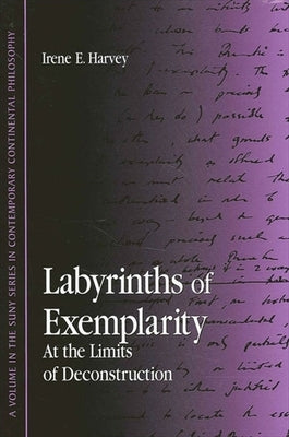 Labyrinths of Exemplarity: At the Limits of Deconstruction by Harvey, Irene E.
