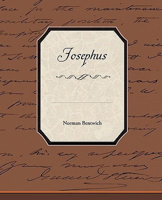 Josephus by Bentwich, Norman