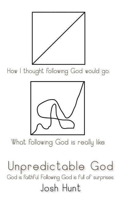 Unpredictable God: God is faithful. Following God is full of surprises. by Hunt, Josh