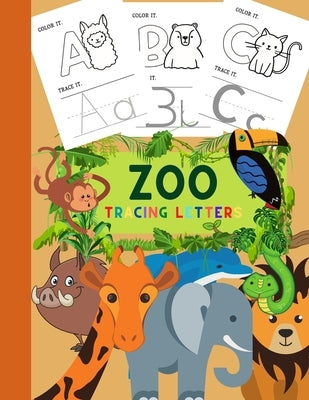ZOO Letter Tracing: Beautiful Activity Book for Kids with ANIMALS by Design, Eva's