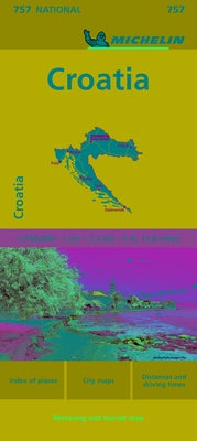 Croatia Map 757 by Michelin