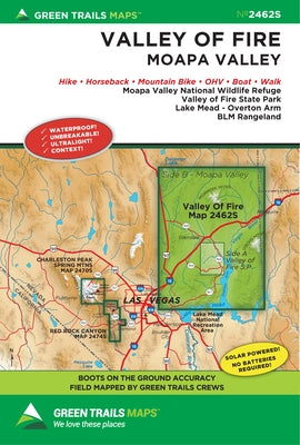 Valley of Fire, NV No. 2462s by Maps, Green Trails