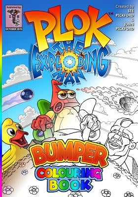 Plok Bumper Colouring Book by Pickford, John