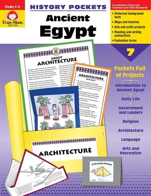 History Pockets: Ancient Egypt, Grade 4 - 6 Teacher Resource by Evan-Moor Corporation