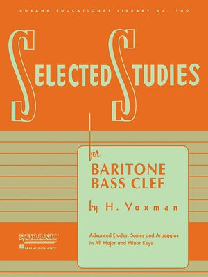Selected Studies: For Baritone B.C. by Voxman, H.